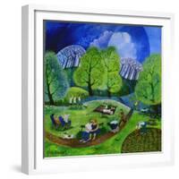 Tai Chi in the Park (2009)-Lisa Graa Jensen-Framed Giclee Print