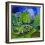 Tai Chi in the Park (2009)-Lisa Graa Jensen-Framed Giclee Print