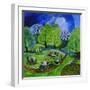 Tai Chi in the Park (2009)-Lisa Graa Jensen-Framed Giclee Print