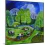 Tai Chi in the Park (2009)-Lisa Graa Jensen-Mounted Giclee Print