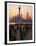 Tai-Chi on the Bund, Oriental Pearl TV Tower and High Rises, Shanghai, China-Keren Su-Framed Premium Photographic Print