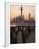 Tai-Chi on the Bund, Oriental Pearl TV Tower and High Rises, Shanghai, China-Keren Su-Framed Premium Photographic Print