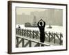 Tai Chi Practiced Along Victoria Harbor, Hk, China-Jeffrey Rotman-Framed Photographic Print