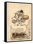 Tai No Yume Ebisu No Soroban-Utagawa Toyohiro-Framed Stretched Canvas