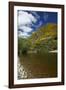 Taieri River and Taieri Gorge Train, South Island, New Zealand-David Wall-Framed Photographic Print