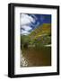 Taieri River and Taieri Gorge Train, South Island, New Zealand-David Wall-Framed Photographic Print