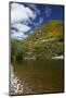 Taieri River and Taieri Gorge Train, South Island, New Zealand-David Wall-Mounted Photographic Print