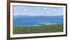 Taiga and Hovsgol Lake seen from above, Hovsgol province, Mongolia, Central Asia, Asia-Francesco Vaninetti-Framed Photographic Print