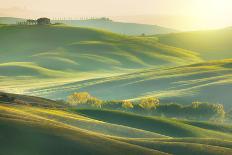 Sunny Morning Tuscany Nature Landscape-Taiga-Photographic Print