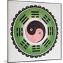 Taijitu, Traditional Symbol Representing the Principles of Yin and Yang-null-Mounted Premium Giclee Print