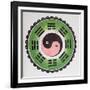 Taijitu, Traditional Symbol Representing the Principles of Yin and Yang-null-Framed Giclee Print