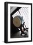 Taiko Drum That Was Inside of the Temple-Ryuji Adachi-Framed Art Print