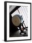 Taiko Drum That Was Inside of the Temple-Ryuji Adachi-Framed Art Print