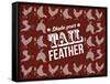 Tail Feather-null-Framed Stretched Canvas