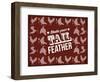 Tail Feather-null-Framed Giclee Print