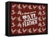 Tail Feather-null-Framed Stretched Canvas