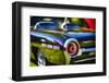 Tail of a 1962 Ford Thunderbird-George Oze-Framed Photographic Print