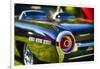 Tail of a 1962 Ford Thunderbird-George Oze-Framed Photographic Print