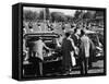 Tailgate Picnic for Spectators at Amherst College Prior to Football Game-null-Framed Stretched Canvas