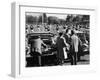 Tailgate Picnic for Spectators at Amherst College Prior to Football Game-null-Framed Photographic Print