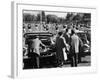 Tailgate Picnic for Spectators at Amherst College Prior to Football Game-null-Framed Photographic Print