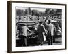 Tailgate Picnic for Spectators at Amherst College Prior to Football Game-null-Framed Photographic Print