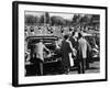 Tailgate Picnic for Spectators at Amherst College Prior to Football Game-null-Framed Photographic Print