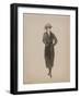 Tailleur lainage noir et blanc-Madeleine Vionnet-Framed Giclee Print