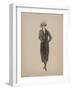 Tailleur lainage noir et blanc-Madeleine Vionnet-Framed Giclee Print