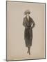 Tailleur lainage noir et blanc-Madeleine Vionnet-Mounted Giclee Print