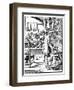 Tailor, 16th Century-Jost Amman-Framed Giclee Print