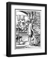 Tailor, 16th Century-Jost Amman-Framed Giclee Print