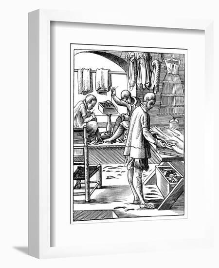 Tailor, 16th Century-Jost Amman-Framed Giclee Print