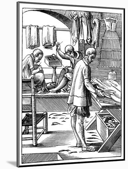 Tailor, 16th Century-Jost Amman-Mounted Giclee Print