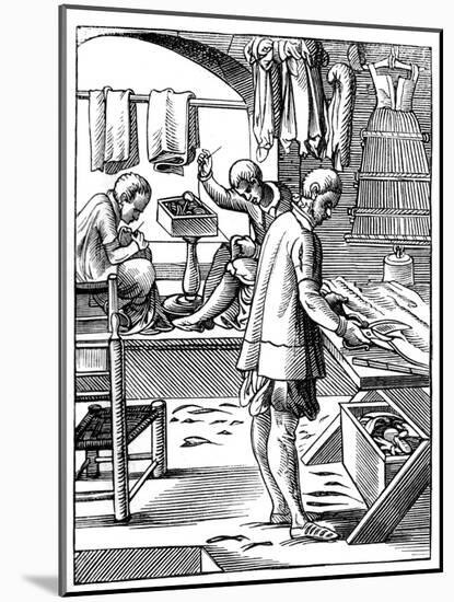 Tailor, 16th Century-Jost Amman-Mounted Giclee Print