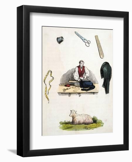 Tailor, C1845-null-Framed Premium Giclee Print