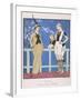 Tailor-Made by Redfern with Draped Skirt with Side Pockets Waistcoat and Jacket-Georges Barbier-Framed Art Print
