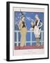 Tailor-Made by Redfern with Draped Skirt with Side Pockets Waistcoat and Jacket-Georges Barbier-Framed Art Print