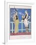 Tailor-Made by Redfern with Draped Skirt with Side Pockets Waistcoat and Jacket-Georges Barbier-Framed Art Print