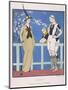 Tailor-Made by Redfern with Draped Skirt with Side Pockets Waistcoat and Jacket-Georges Barbier-Mounted Art Print