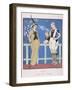 Tailor-Made by Redfern with Draped Skirt with Side Pockets Waistcoat and Jacket-Georges Barbier-Framed Art Print