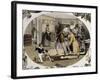 Tailor's Shop, 1838, Colour Lithograph by Carl Kunz and Johann Geiger, Austria, 19th Century-null-Framed Giclee Print