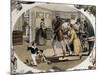 Tailor's Shop, 1838, Colour Lithograph by Carl Kunz and Johann Geiger, Austria, 19th Century-null-Mounted Giclee Print
