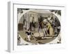 Tailor's Shop, 1838, Colour Lithograph by Carl Kunz and Johann Geiger, Austria, 19th Century-null-Framed Giclee Print