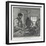 Tailor's Workshop/1890-null-Framed Art Print