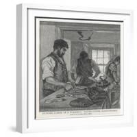 Tailor's Workshop/1890-null-Framed Art Print