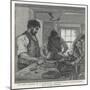 Tailor's Workshop/1890-null-Mounted Art Print