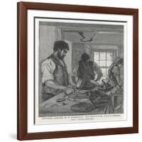 Tailor's Workshop/1890-null-Framed Art Print