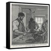 Tailor's Workshop/1890-null-Framed Stretched Canvas