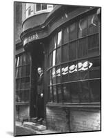 Tailor to All the Gentlemen of Winchester College Albert Gard, Standing in the Doorway of His Store-Cornell Capa-Mounted Photographic Print